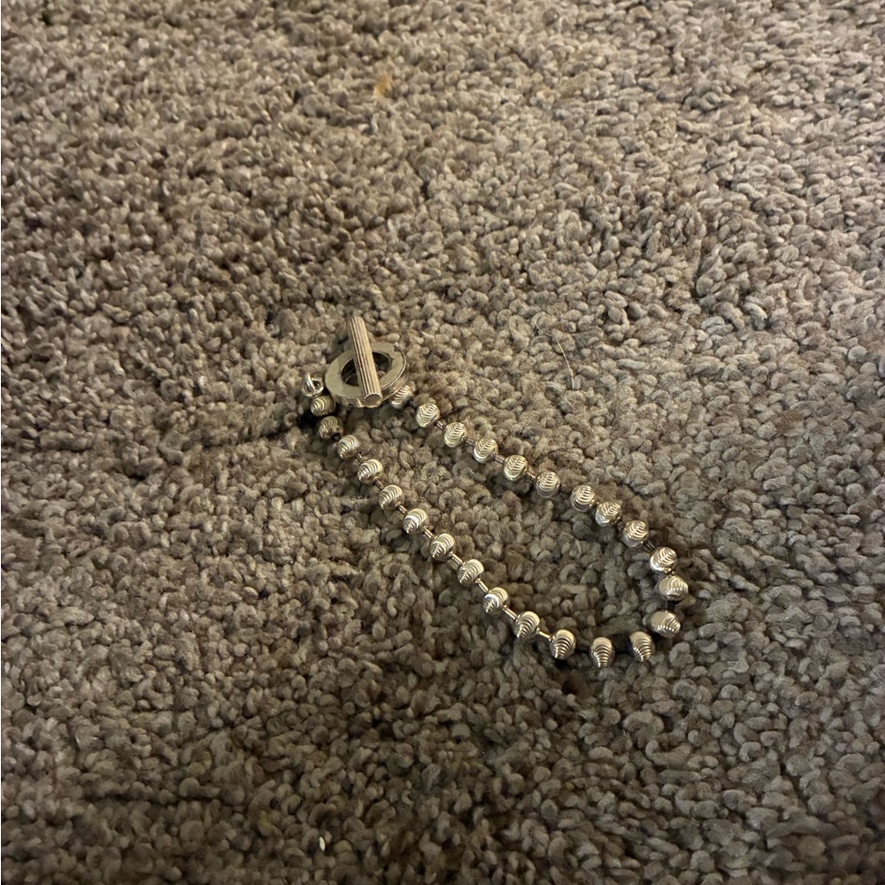 Gucci Silver Beaded Bracelet